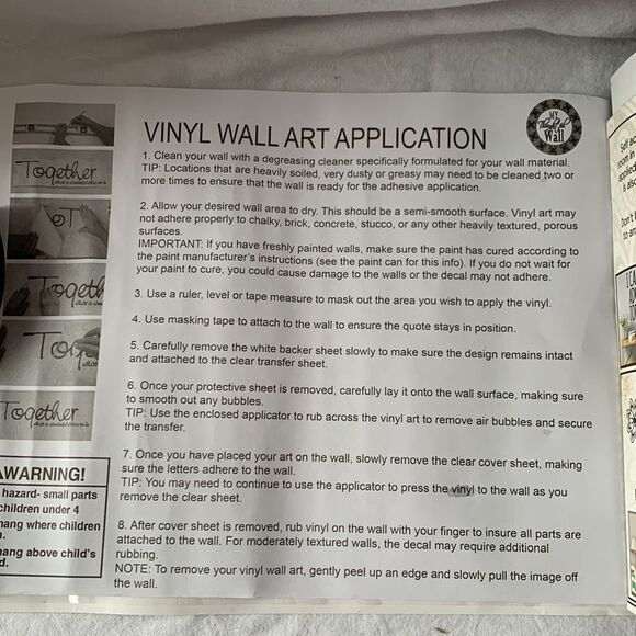 NIP Wall Art Black Vinyl Application Kit “I CANT ADULT TODAY” 26” x 18.5” - Picture 7 of 9